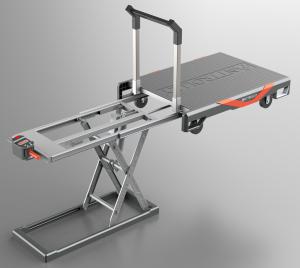 China Remote Control Small Hydraulic Platform Lift Vehicle For Material Handling factory