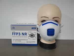 China Blue Belt Anti Dust Cup Shape FFP3 Face Mask Respirators factory