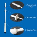 Nylon Flocked Nasopharyngeal Swab Portable For PCR Rapid Detection