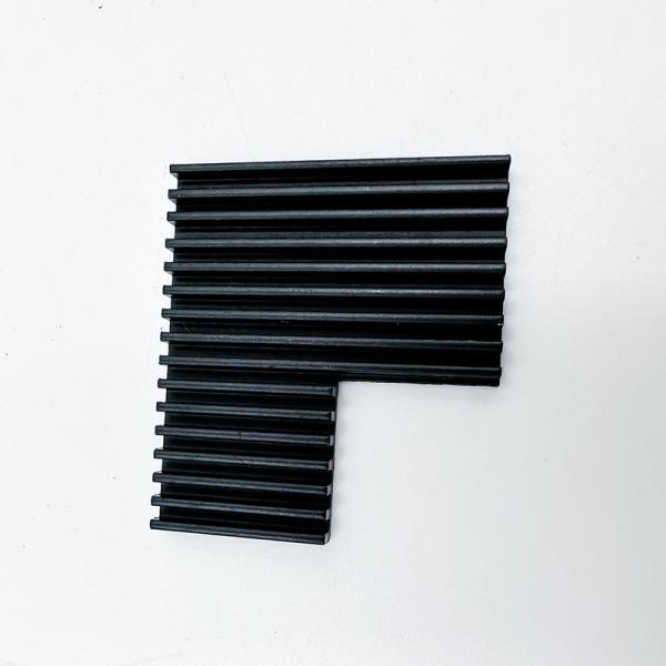 Aluminum CNC Machining Parts Black Anodized Heatsink For Greenhouse Planting LED