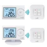 PC+ABS Wireless Heater Thermostat / Remote Controlled Thermostat For Boiler