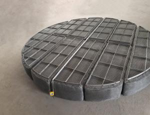 China Stainless Steel Wire 100mm Mesh Pad Mist Eliminator For Gas Liquid Filter factory