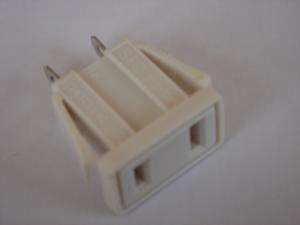 China USA Electrical Power Plug Socket Adapter , Wall Receptacle Outlet 125VAC 15A factory