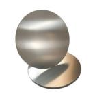 1060 - H14 Metal Aluminum Round Circle Wafer Disc 80mm For Road Warning Signs