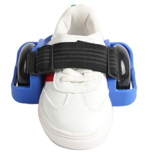 China YOBANG Blue Heel Wheels Light Up Flashing Heel Skates Wear Over Your Shoes Skates factory