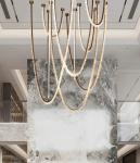 Luxury Lighting High-End Lobby Crystal Chandelier Pscale Commercial Spaces