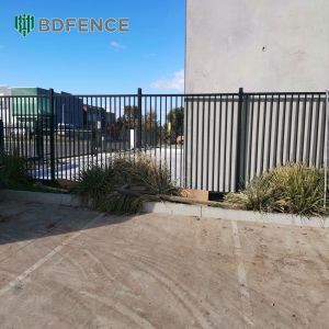 Anti-Theft Tubular Steel Fence Secure Perimeter
