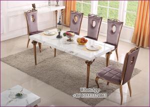 China Stainless Steel Dining Table and Chairs For Sale With Best Price (YS-1) factory