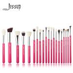 Fluffy 20 Piece Pro Makeup Brushes Set 7 times coated birch wood