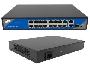 China IEEE802.3 Af At 10/100M 16 Port POE Switch With SFP factory
