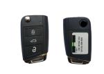 3 Button 433 Mhz Volkswagen Golf Flip Remote Key 5G6 959 753AG With Battery