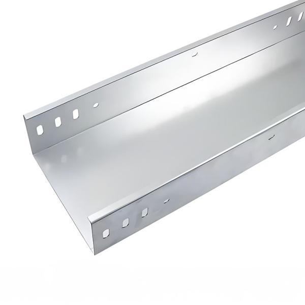 Non Flammable Slot Type Cable Metal Tray High Corrosion Resistance In Industrial