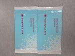 airlines wet wipes towelette