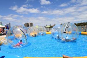 China Coloful Inflatable Walking Water Ball For Pool 2m Diameter factory