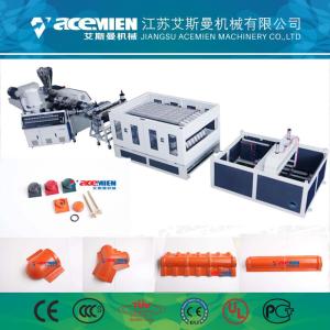 China 120KW ASA Coated PVC Composite Plastic Roof Tile Making Machine factory