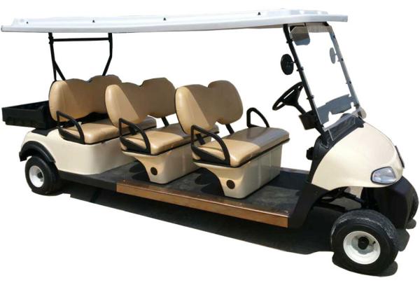 CE Approval Multiple Purpose 6 Seats Electric Golf Cart Club Car With Plastic
