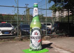 China 3 Meters High Inflatable Beer Bottle With Digital Printing For Holsten Beer Promotion factory