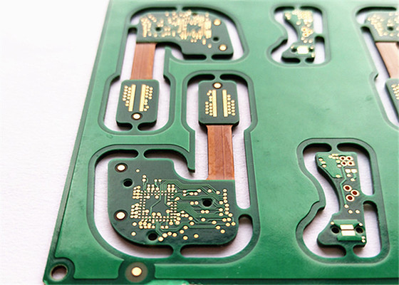 Regid Flexible Multilayer Fr4Green Soldermask Printed Circuit Boards ,pcb