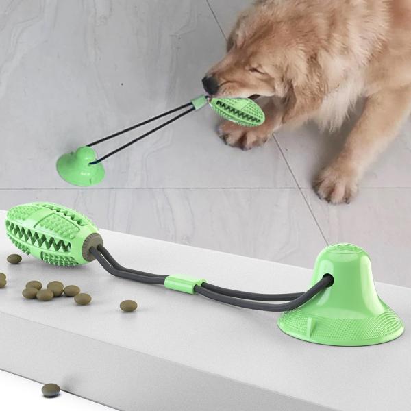 Puppy Separation Anxiety Toys TPR Teeth Cleaning Chew Toys 400mm OEM For Anxious
