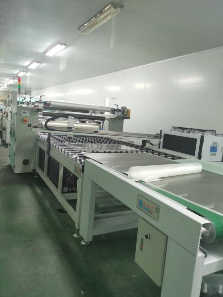 China 1-20m/Min Conveying Speed Film Laminating Machine 500mm Length 0-1320mm Working Width For Acrylic Plastic Sheet Board factory