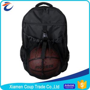 China Durable Economical Custom Sports Bags Design Stylish With Mesh Ball Pocket factory