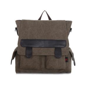 China 2014 hot new style canvas backpack school bag factory
