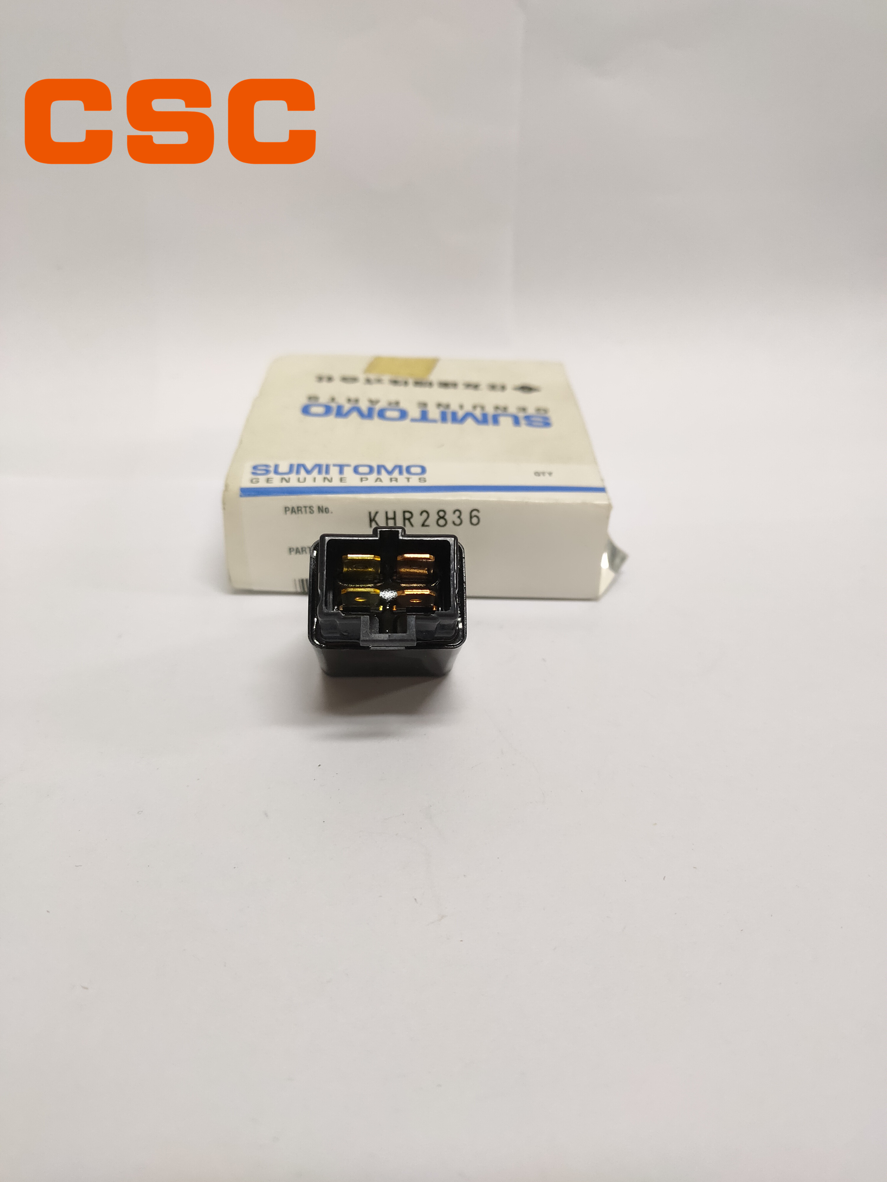 Black KHR2836 DC24V Relay SH200A3 SUMITOMO Excavator Equipment Parts