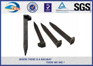 China Railroad Track Spikes / Dog Spike For Timber Sleeper GOST5812 Standard 16x16x165mm factory