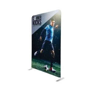 China CMYK Dvertising Trade Show Banner Stand Double Sided Retractable Exhibition Banners factory