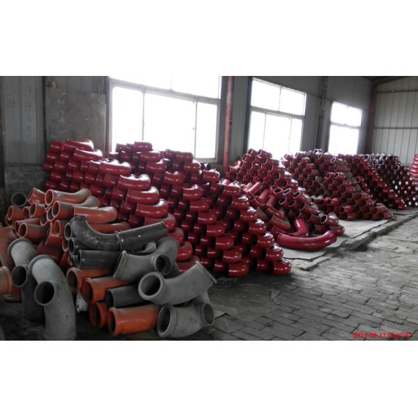 Casting Steel ST52 Concrete Pump Spare Parts Twin Wall Pipe DN125 DN150 DN175