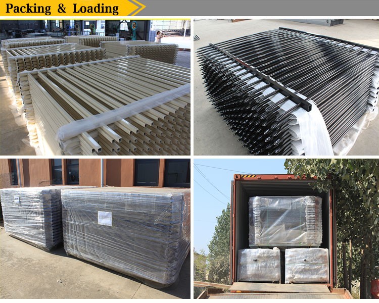 Shengwei fence - security spear top steel fence, garden wrought iron fencing