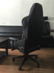 Modern Black Ergonomic Swivel Office Chair With Wheels / Adjustable Desk Chair