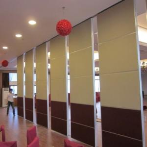 China Sound Proof Operable Folding Partition Walls for Ballroom / Hotel 85 mm Thickness factory