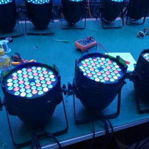 China Stage Night Club Wedding Show RGBW 54 *3 W Par Can DJ UP Light with 6 White LEDs factory