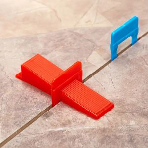 Professional Tile Leveling System Spacer Kit for DIY and Professional Finish on