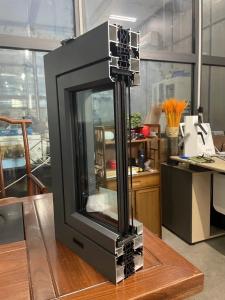 China Thermal Break Aluminum Windows Energy Saving Double Glass Window factory