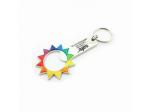 Promotion Printed Logo Plastic Bottle Opener Key Ring,Cheap promotion gift,
