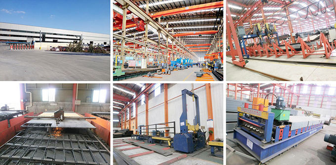 Lightweight Steel Prefab SGS Metal Garage Buildings Hangar