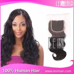 China best quality body wave lace closure 4*4 factory