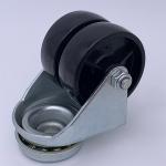 Twin Nylon Wheels Bolt Hole Caster 2 Inch