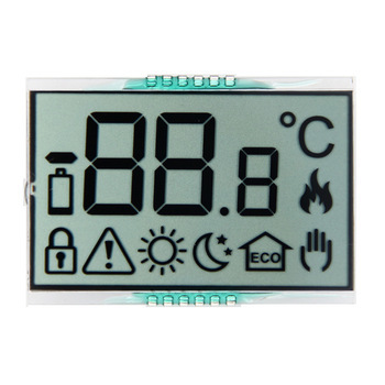 RYD2119TM01 Custom Segment LCD Display Object Body Temp Indicator Zebra