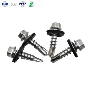 Custom Flat Head Torx Screws with DIN Standard and Hexagonal Head Style for