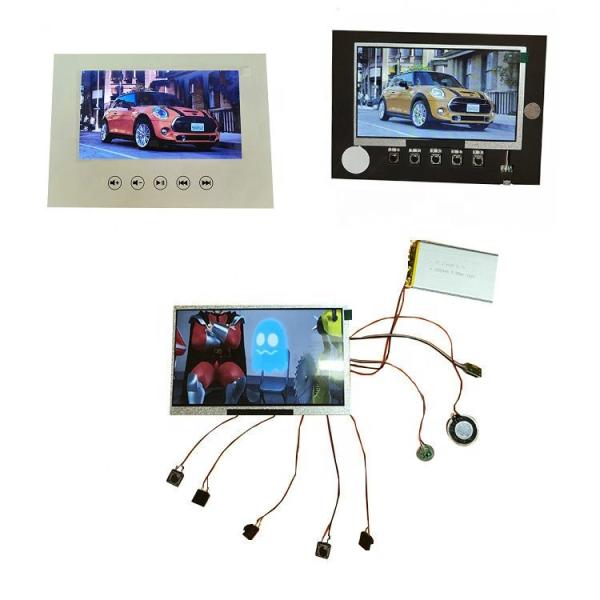 China 480x272 resolution 4.3 Inch Customized TFT LCD Module Display Panel with button controls factory