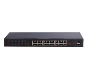 China 48Gbps 24 Port Ethernet Switch 10 100 1000Mbps 240V 60Hz With SFP Port factory