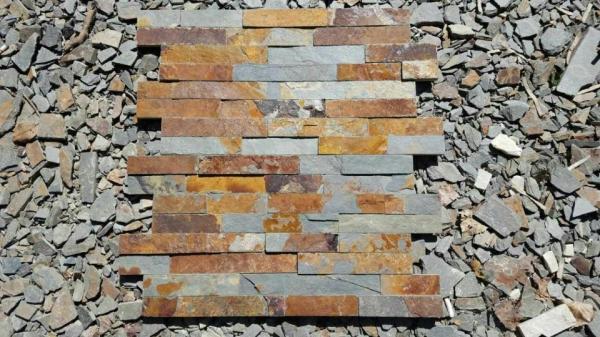 Rusted Slate Culture Stone Flat Face Culture Stone Indoor Outdoor Walls