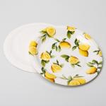 Eco Friendly Biodegradable Paper Plates Compostable Lemon Birthday Party
