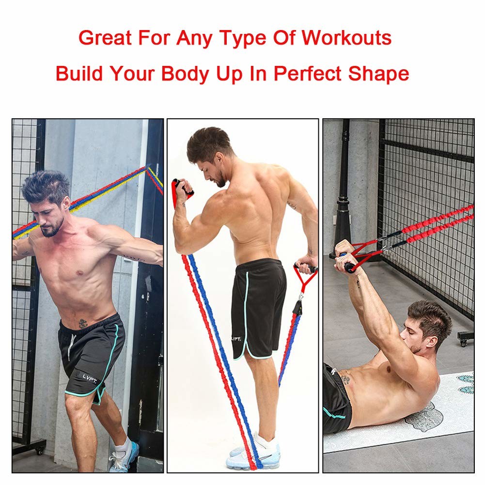 Fabric Cloth Elastic Nylon Sleeves Anti Snap Tube Resistance Bands