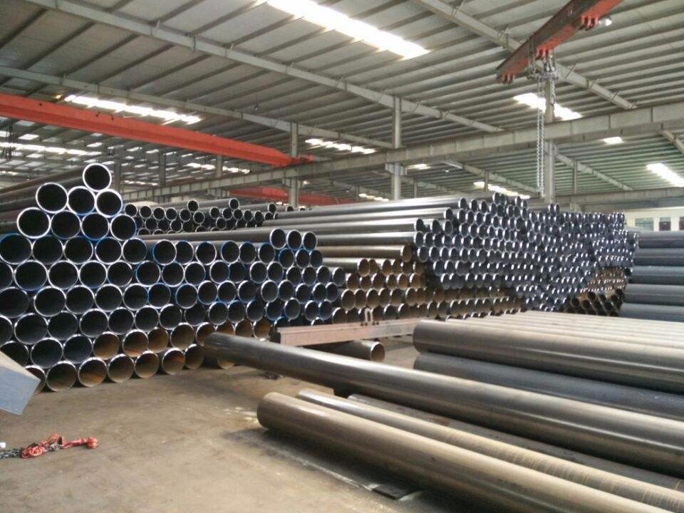 ASTM A135 Welded Steel Tube , Electric Resistance Welded Tube Round Shape