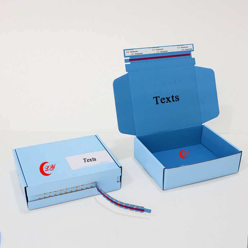 Rectangle White Corrugated Mailer Boxes Zipper Cardboard Box For Gift Packaging