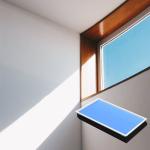 Circadian Lighting Simulates Different Colors Of The Day Fake Window Panel 110